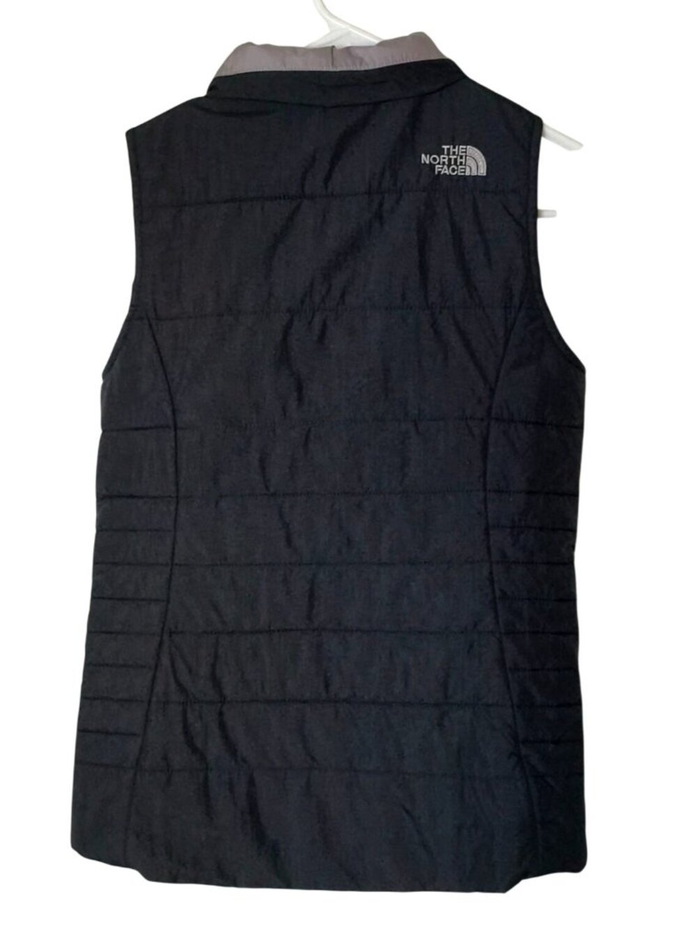 The North Face Girls Vest M Black Puffer Lightweight Quilted Layer 10/12 - Picture 3 of 6